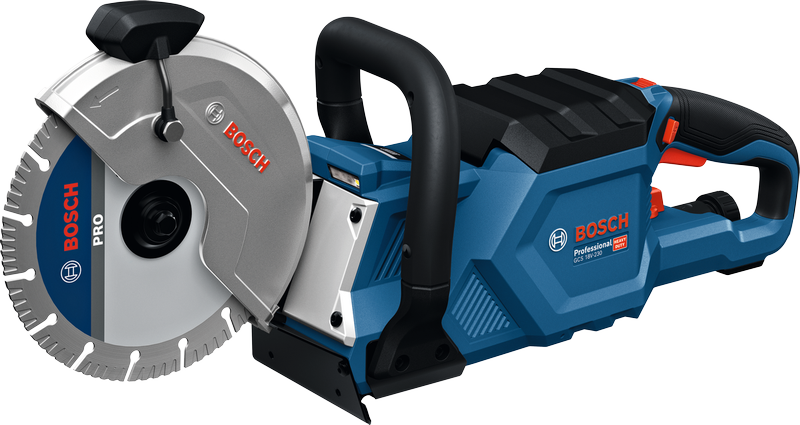 Bosch GCS 18V-230 cordless cut and grind saw.