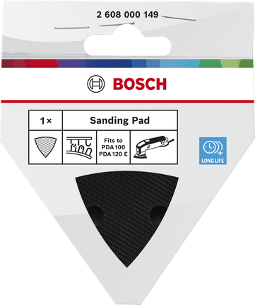 Bosch sanding pad for PDA 100 and PDA 120 E.