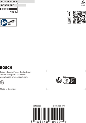 Bosch sanding plate for professional power tools.