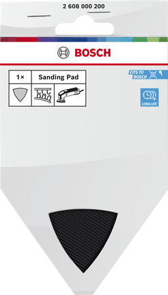 Bosch sanding plate for long-life multi-tool use.