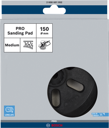 Bosch PRO Sanding Pad medium-hard 150 mm.