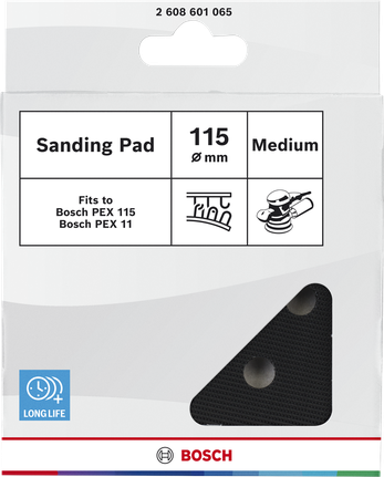 Bosch sanding pad 115 mm medium for PEX 115.