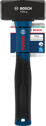 Bosch Club Hammer 1000 g with carbon steel head.