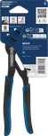 Bosch water pump pliers 180 mm with multi-component handles.