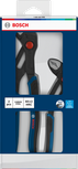 Bosch water pump pliers set with quick adjustment handle.