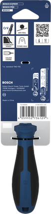 Bosch screwdriver TX25 x 100 mm with anti-roll handle.