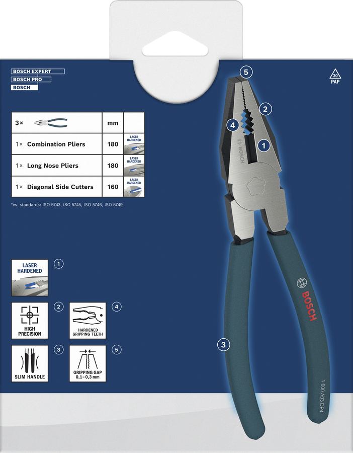 Pliers Set, 3 pcs