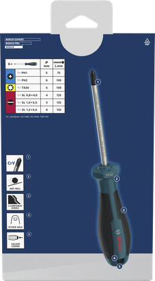 Screwdriver PH/TX/SL Set
