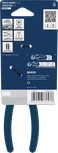 Bosch combination pliers with dipped non-slip handle, 180 mm.