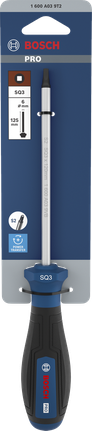 Bosch PRO Screwdriver SQ3 x 125 mm with ergonomic handle.