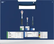 Bosch 1/4" + 1/2" Ratchet Set 80 pcs with accessories.