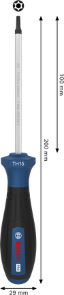 Bosch PRO Screwdriver TH15 with ergonomic handle.