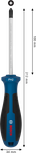 Bosch PH2 x 100 mm screwdriver with ergonomic handle.