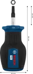 Bosch PRO Stubby Screwdriver TX20 with ergonomic handle.