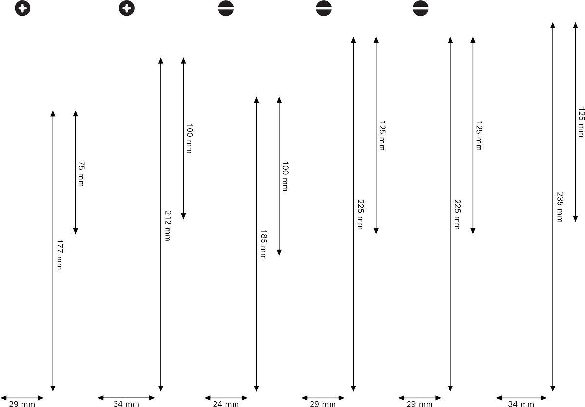PRO Screwdriver PH/SL Set, 6 pcs