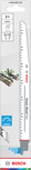 Bosch Green Wood fast S1531L HCS reciprocating saw blade 2 pack.