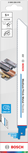 Bosch S 1122 BF medium-thick metal flexible reciprocating saw blade 5-pack.