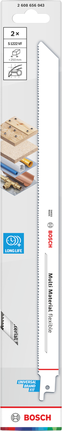 Bosch S1222VF Multi Material flexible saw blade 2 pack.