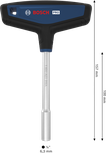 Bosch PRO T-Handle Bit Screwdriver with 157 mm shaft.