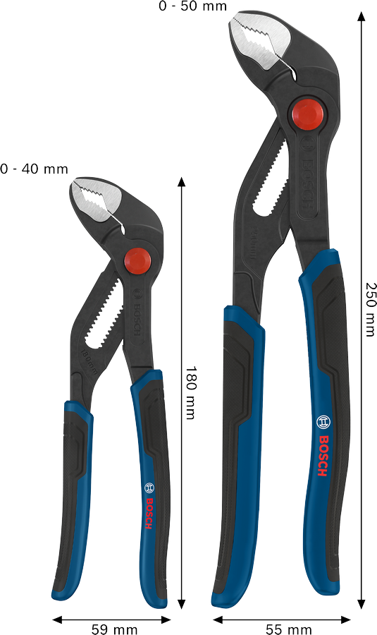 Water Pump Pliers Set, 2 pcs