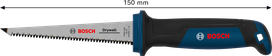Bosch Drywall Saw 150 mm 8 TPI for cutting plasterboard.