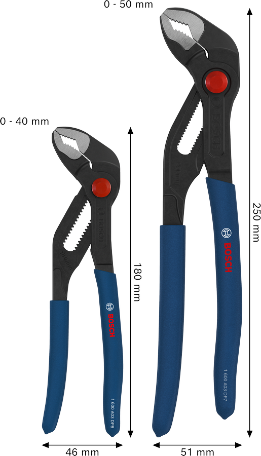 Water Pump Pliers Set, 2 pcs