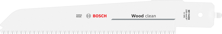 Bosch Wood clean M1142H high carbon steel saw blade.