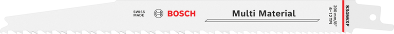 Bosch Multi Material S3456XF reciprocating saw blade.