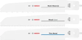 Bosch M-Shank Reciprocating Saw Blade Set, 3 pcs.