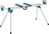 Bosch GTA 3800 saw stand with adjustable supports.