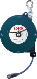 Bosch spring balancer with load capacity indicator.