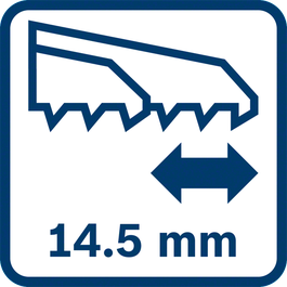 Stroke length 14.5 mm