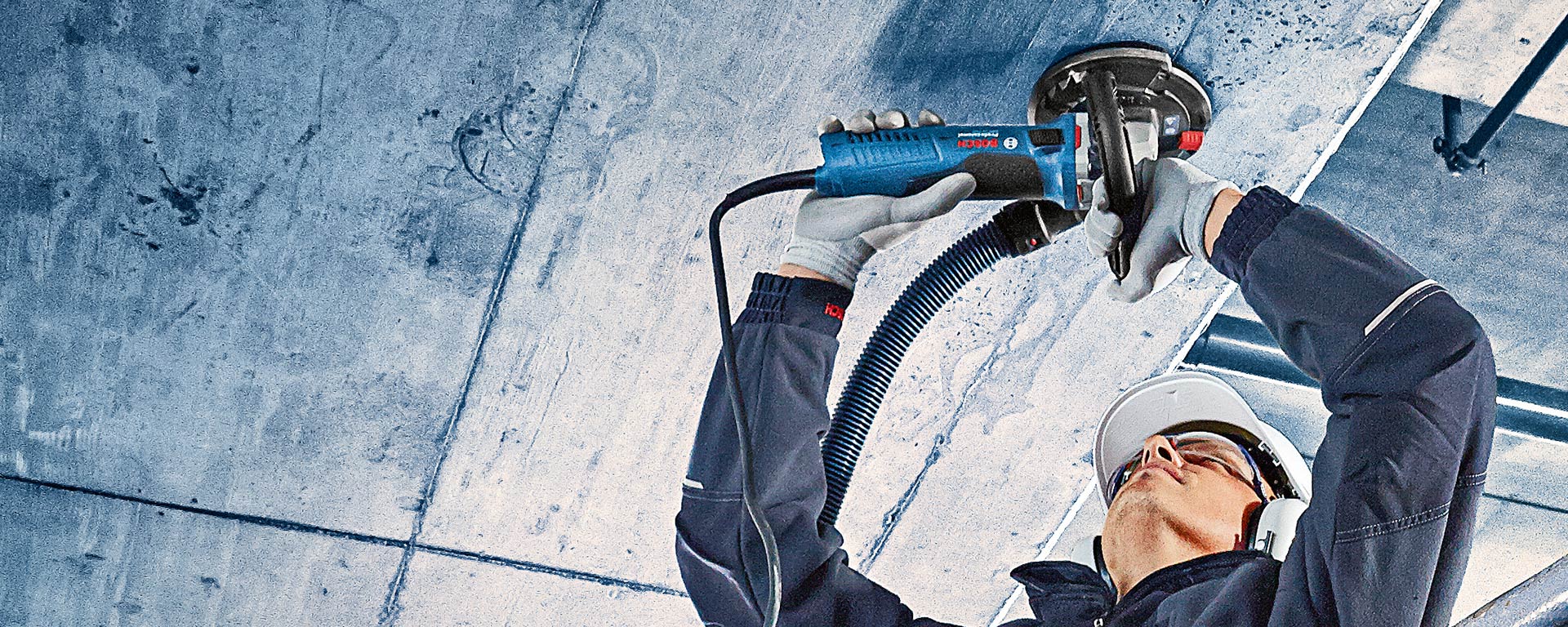 Dust solutions for grinding concrete Bosch Professional