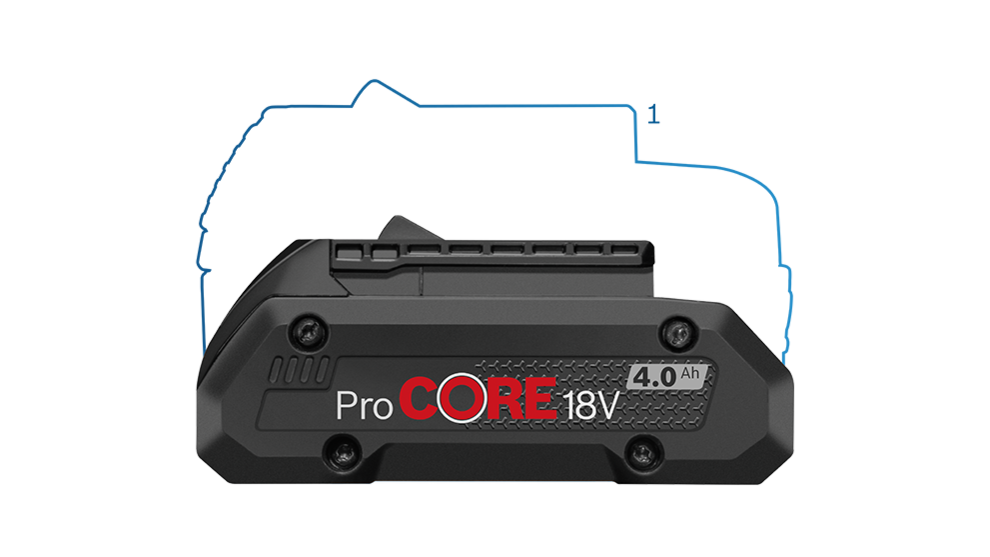 Pack 2 Batteries Procore 18V 5.5ah + Chargeur Bosch - Matériel de Pro