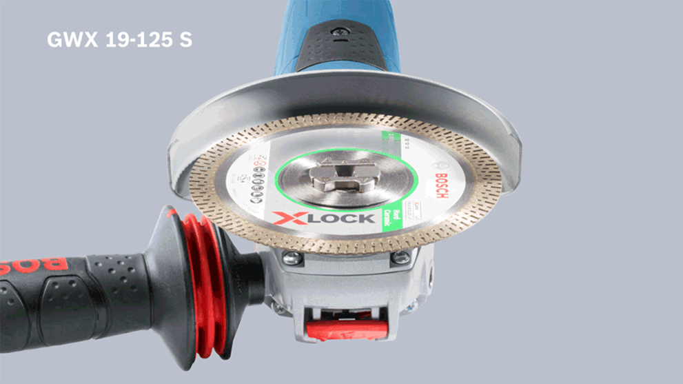 XLOCK. The ultimate changing system for angle grinders. Bosch