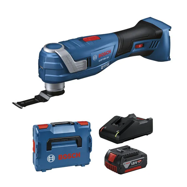 Object #200559392: 0615A5008S Bosch 18V Brushless Multi-Tool Kit with 5.0Ah battery.