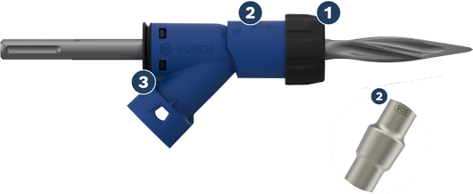 Bosch EXPERT SDS max Pointed Chisel Adapter 400 mm.