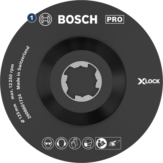Bosch X-LOCK 125mm angle grinder cutting disc.