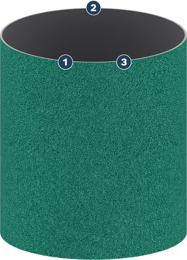 Bosch Spider WOG sanding sleeve for surface finishing.