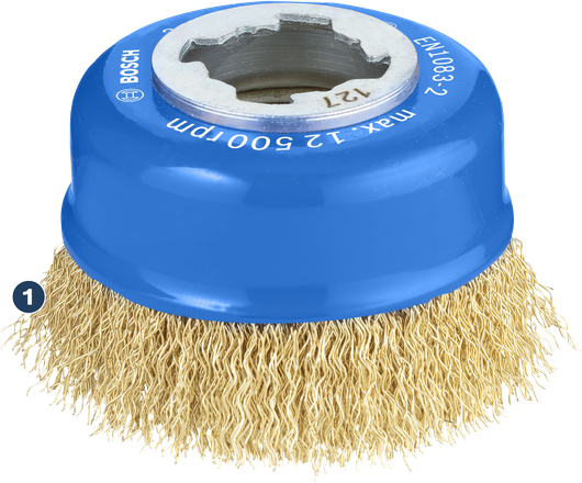 Bosch PRO Metal clean Cup Brush 75 mm X-LOCK.