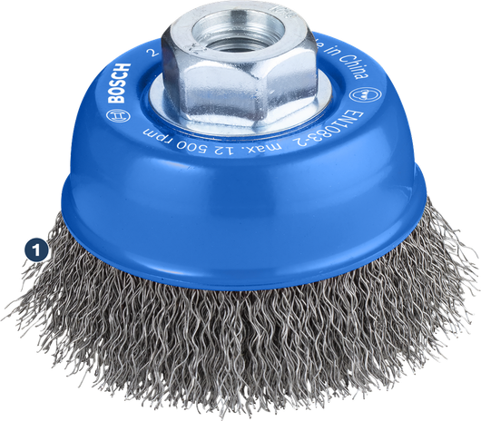 Bosch PRO Metal clean Cup Brush 70mm for angle grinders.