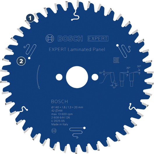 Bosch Expert Laminated Panel circular saw blade.