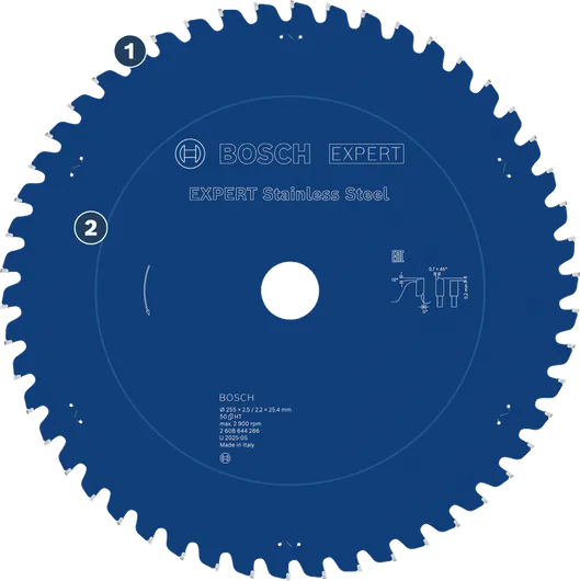Bosch Expert Stainless Steel circular saw blade.