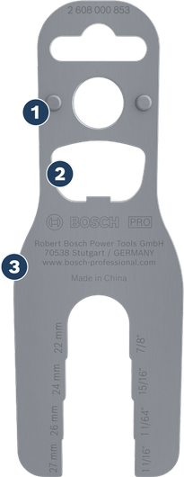Bosch PRO Multi Spanner 22-27 mm with X-LOCK compatibility.