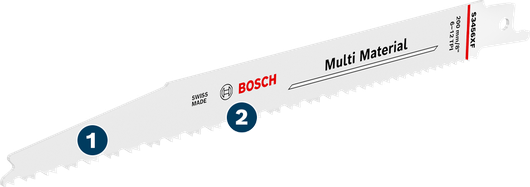 Bosch S 3456 XF reciprocating saw blade for multi material.