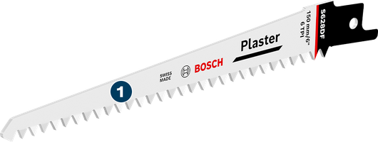 Bosch S628DF plaster saw blade for reciprocating saws.