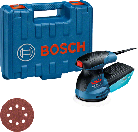 【新品】Bosch Professional GEX 125-1 A/AE+アク GEX125-1吸塵ランダムアクションサンダー | ボッシュ
