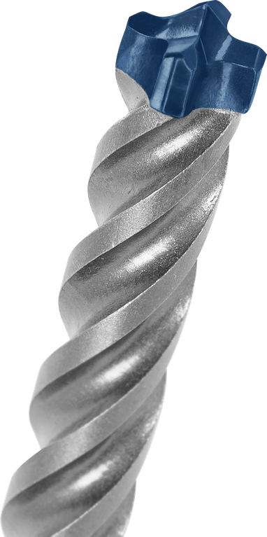 Bosch SDS-plus-7X drill bit with carbide tip.