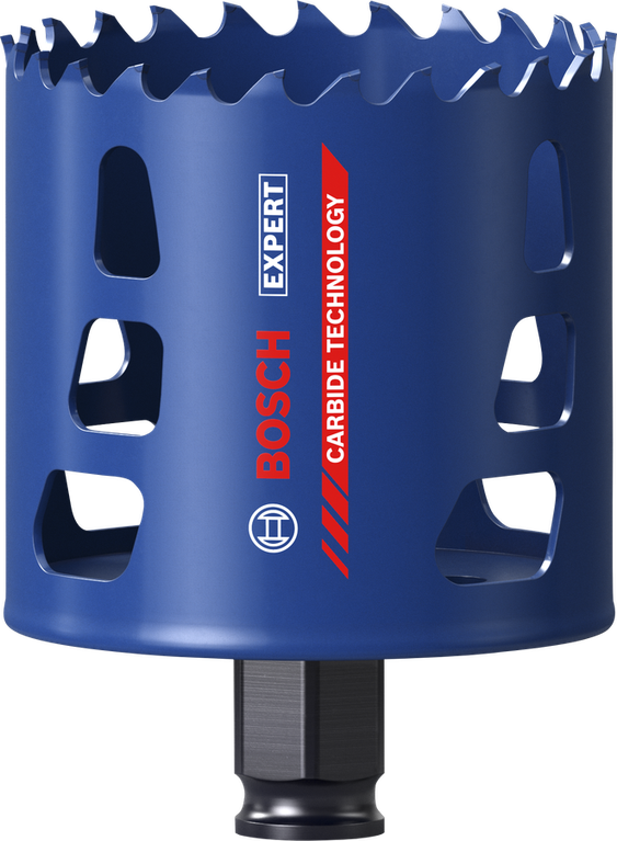 Bosch Expert carbide technology hole saw.