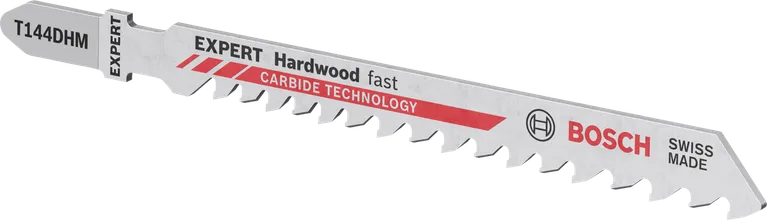 Bosch Expert Hardwood jigsaw blade with carbide teeth.